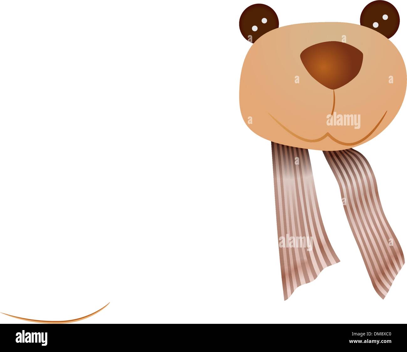 Teddy on white background Stock Vector Images - Alamy