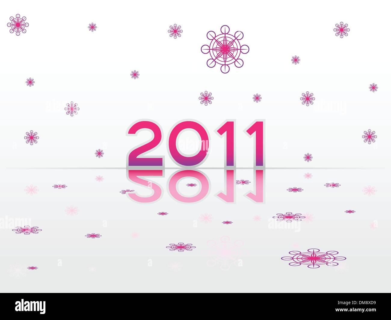 Happy new year 2011 Stock Vector