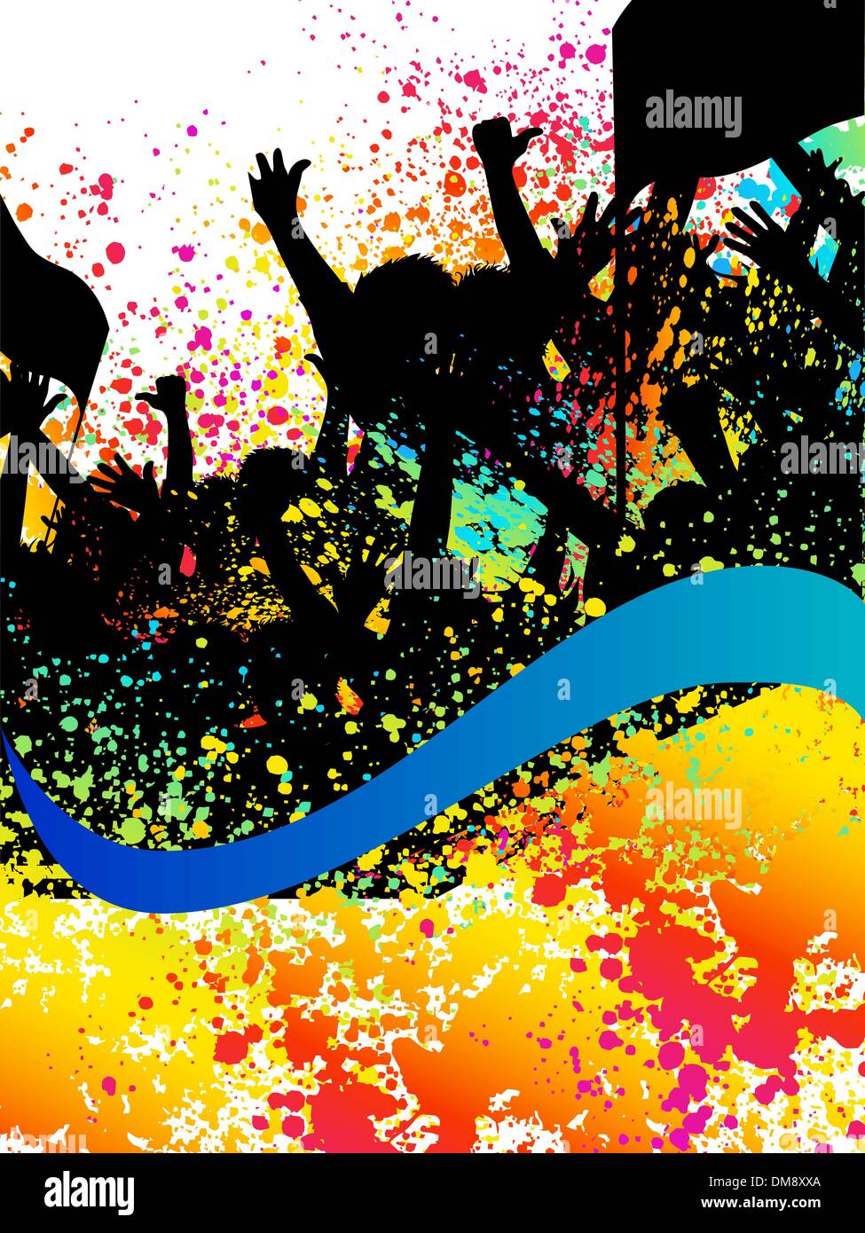 Soccer poster. EPS 8 Stock Vector