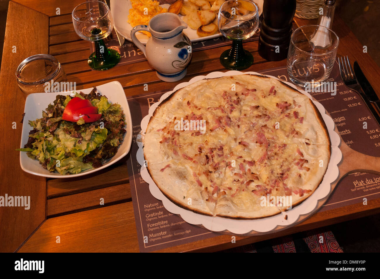 Flammekueche High Resolution Stock Photography And Images Alamy