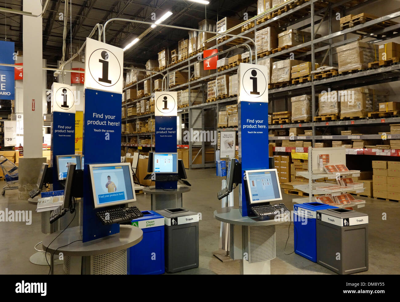 IKEA store warehouse Stock Photo - Alamy