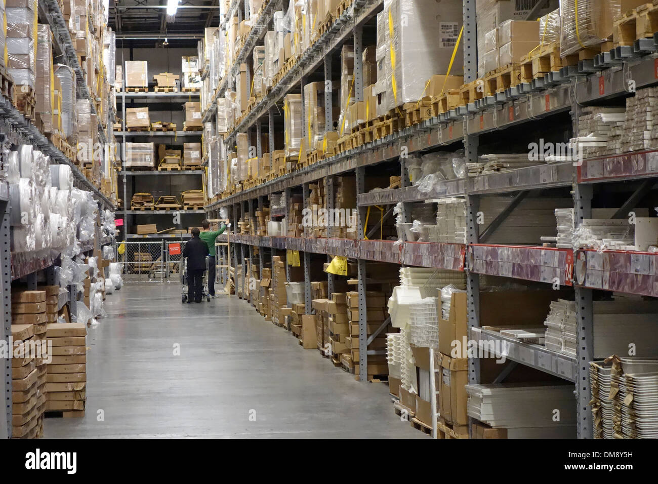 IKEA store warehouse Stock Photo Alamy