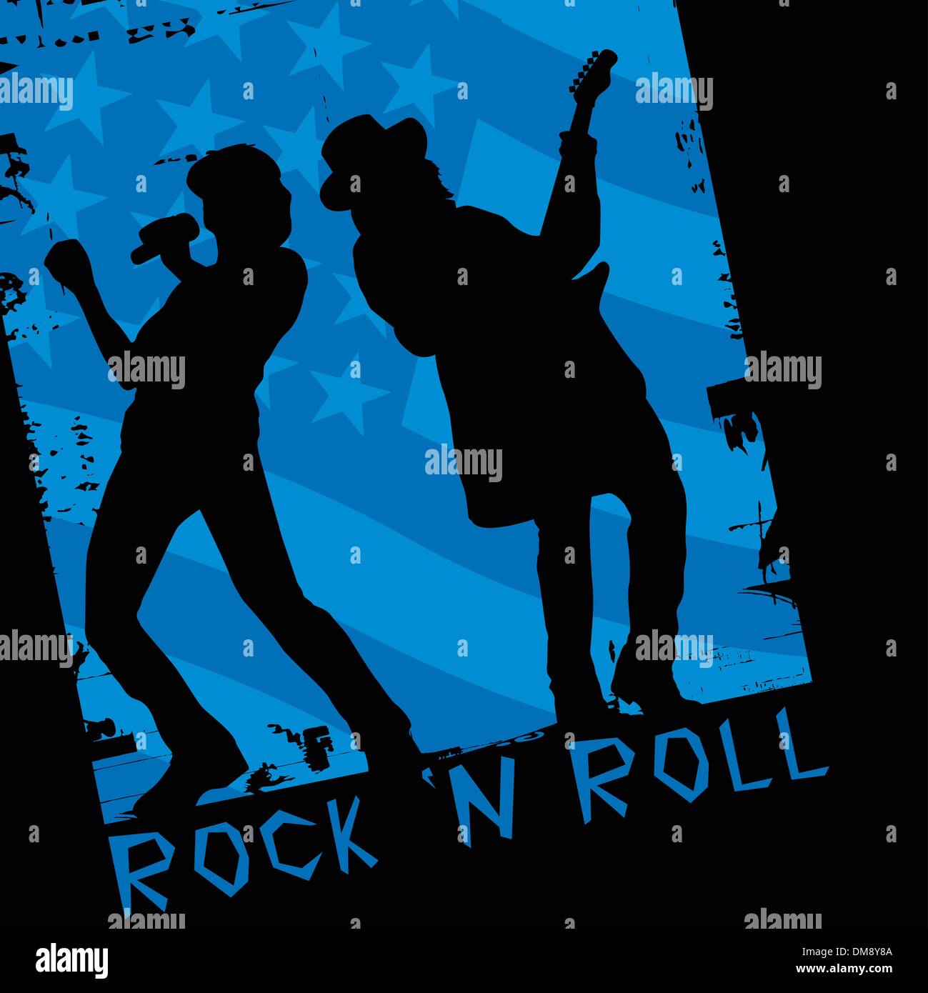 rock n roll Stock Vector