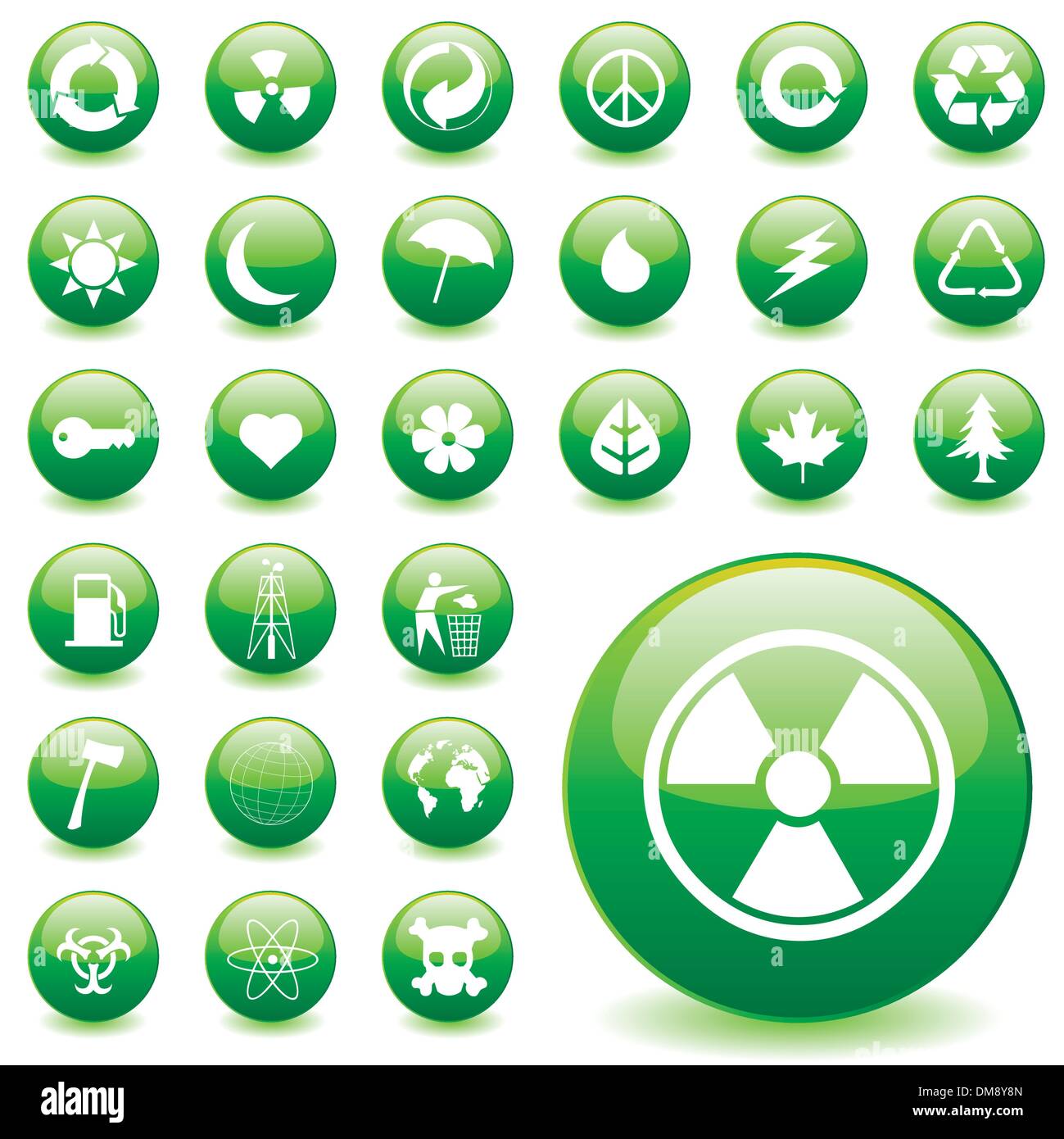 environmental icons Stock Vector