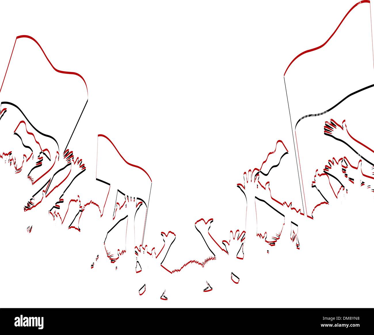 Football fans poster. EPS 8 Stock Vector Image & Art Alamy