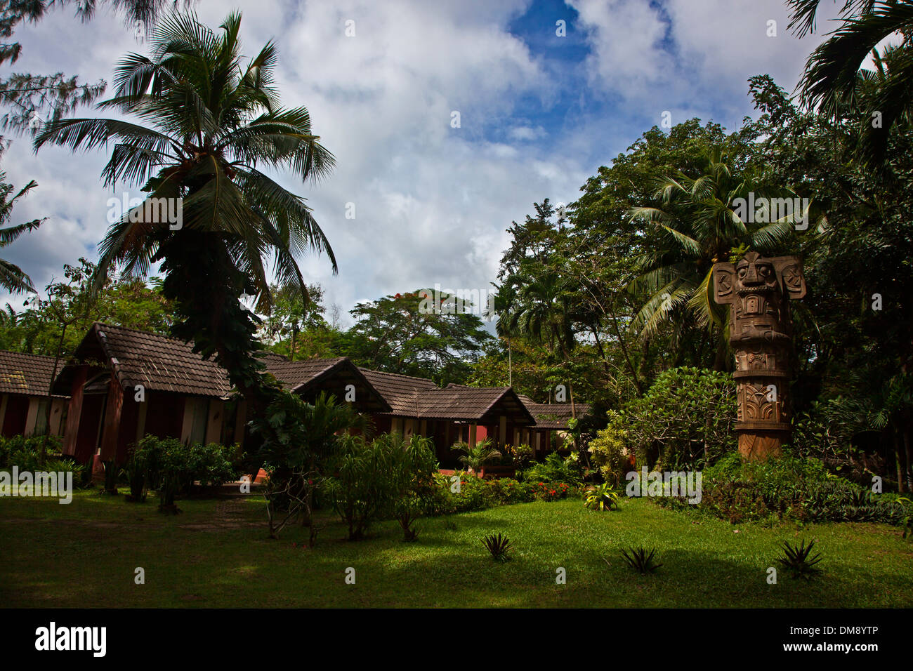 The CHUMPHON CABANA is a sustainably run resort and dive center - CHUMPHON, THAILAND Stock Photo