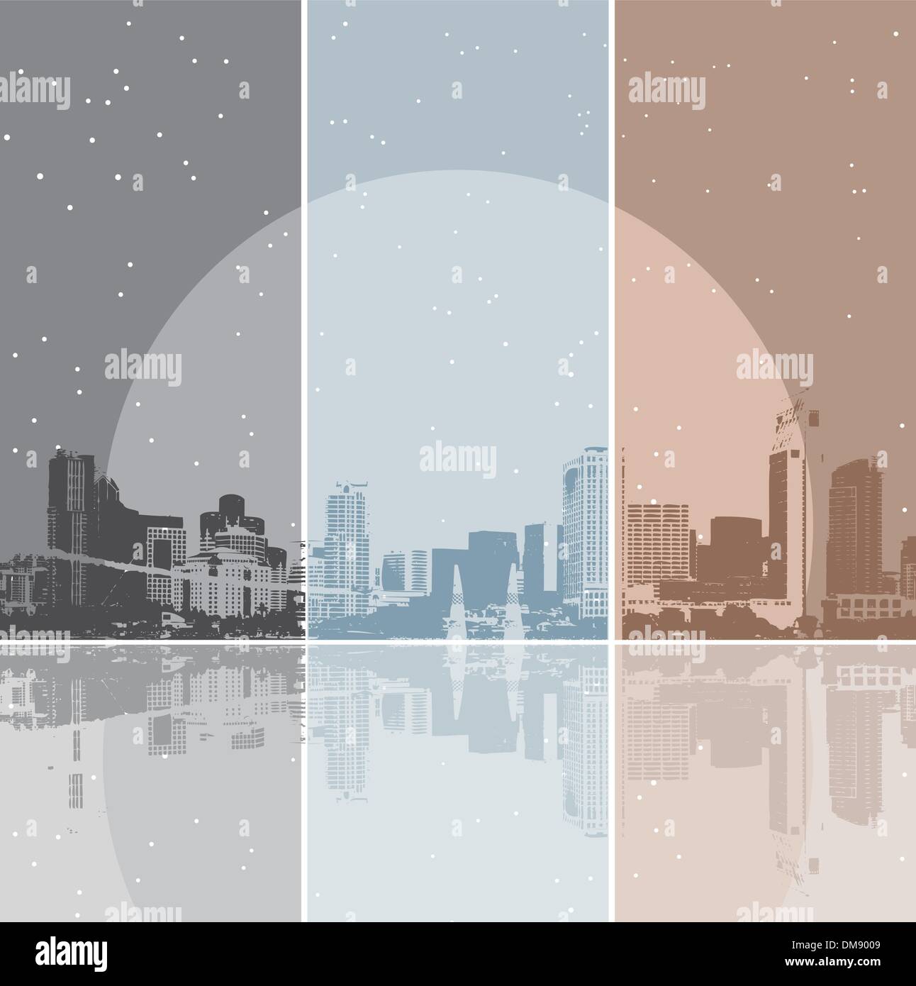 Cityscape background, urban art Stock Vector