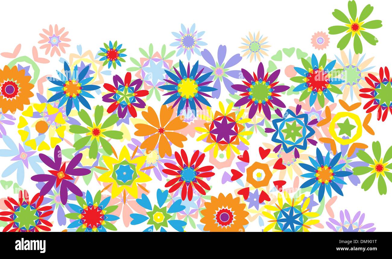 Flower Abstract Frame Abstract floral frame Stock Vector Image & Art - Alamy