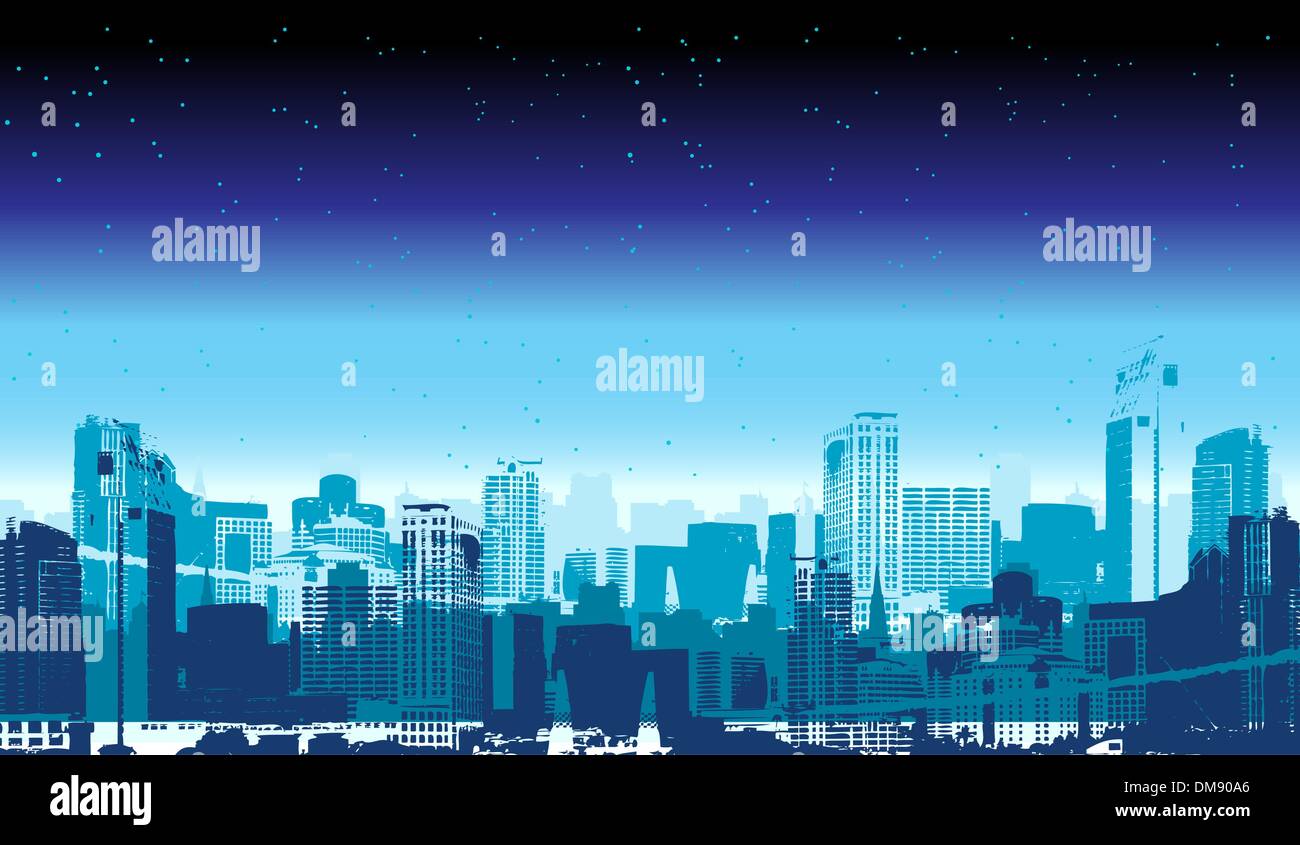 It's my city, vector illustration for your design Stock Vector