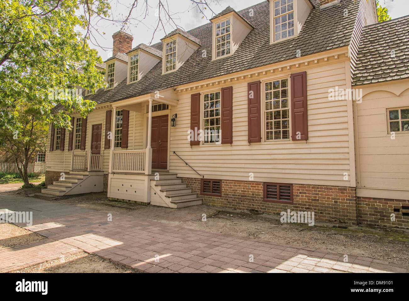 Colonial Williamsburg Market Square Tavern on Duke of Gloucester Street