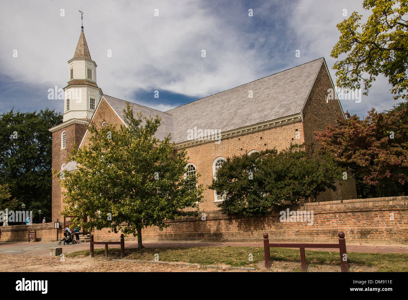 Bruton Parish Church where Washington attended services built in