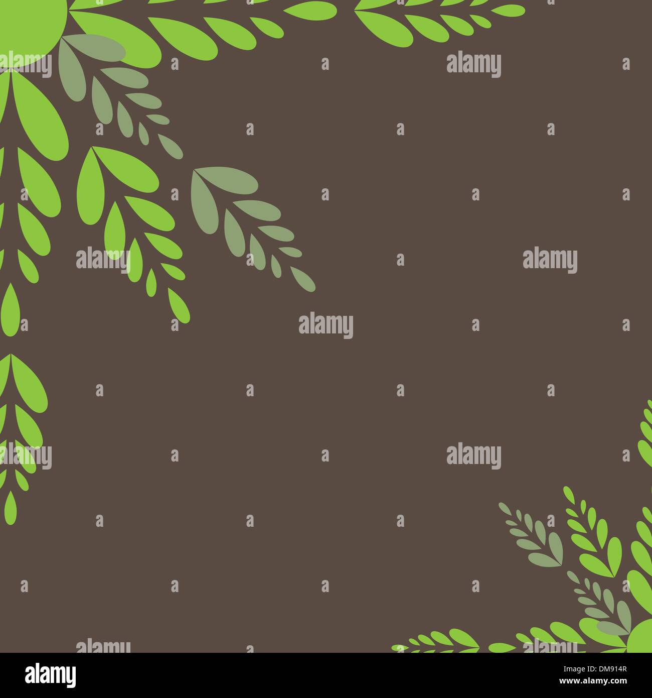 Green leaves. Vector illustration Stock Vector Image & Art - Alamy
