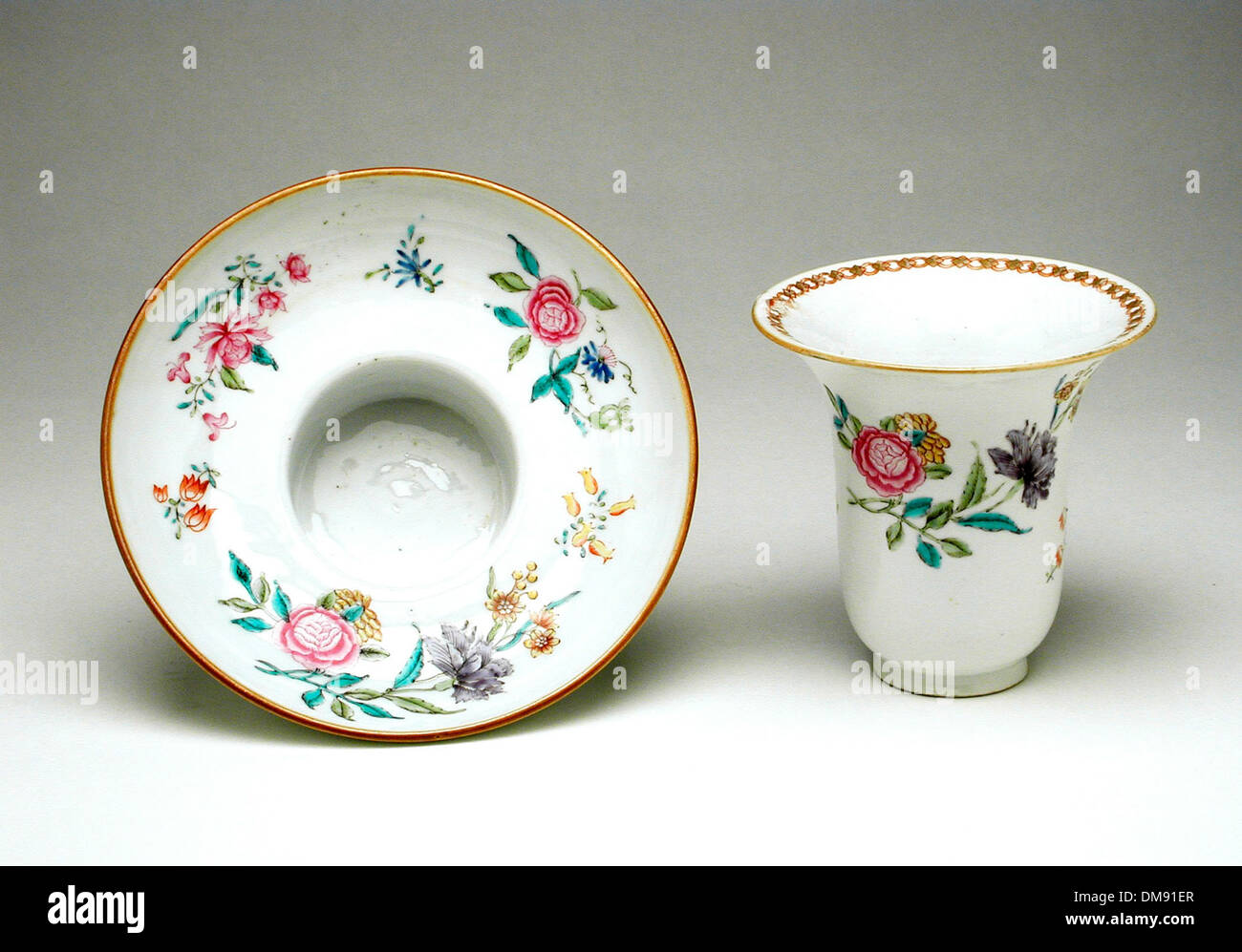 Trembleuse (Cup and Saucer) 55.36.22a-b Stock Photo