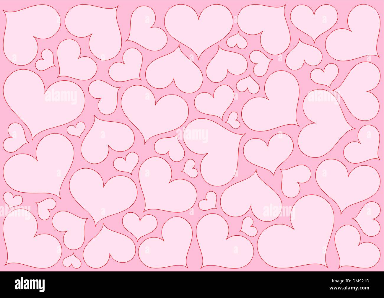 abstract hearts background Stock Vector