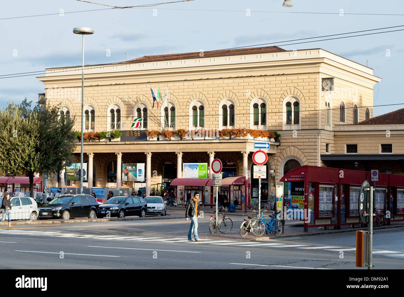 Bologna Centrale railway station, Italy Stock Photo