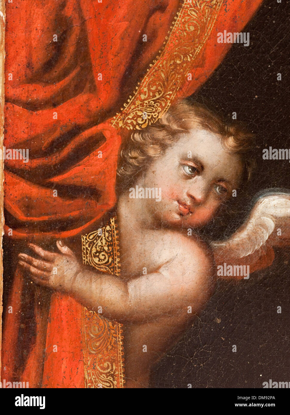 The 'Virgin of Belen' (Virgen de Belen) is an important piece in the collection of Islamic and Middle Eastern art. This artwork represents an iconographic interpretation of the Virgin Mary, with cultural and religious significance in both Christian and Islamic traditions. Stock Photo