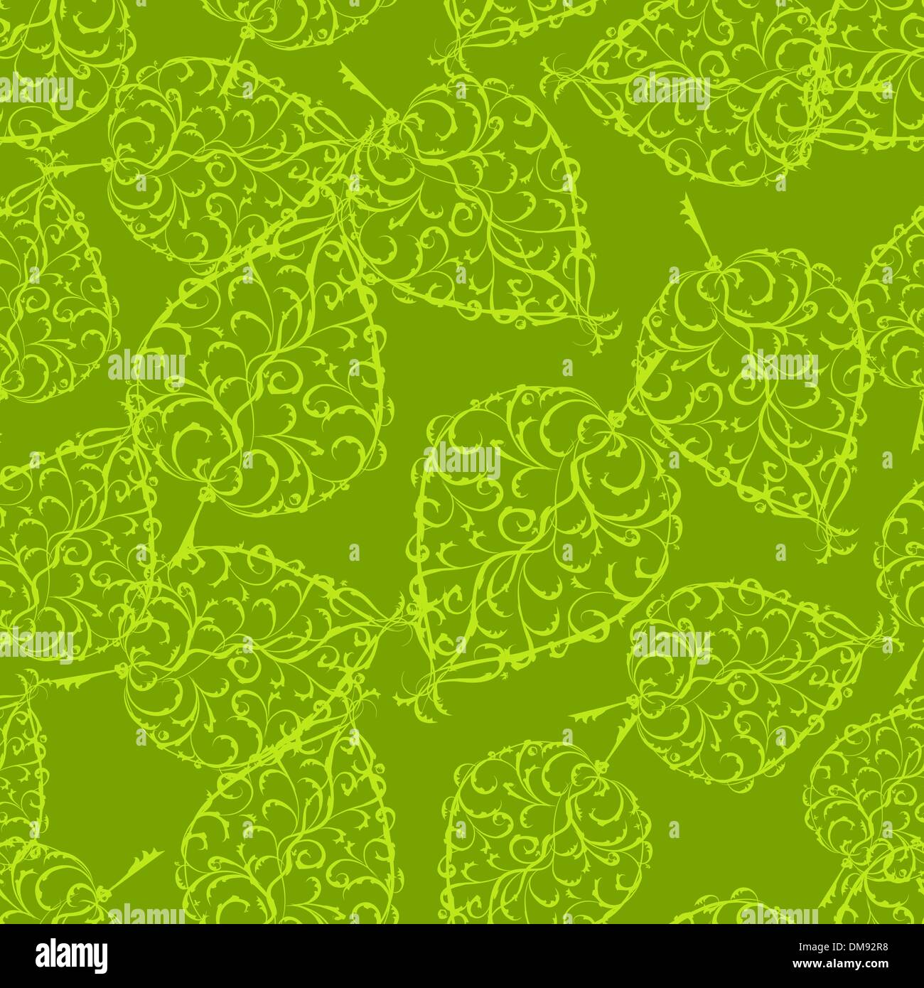 Seamless leaf background Stock Vector Image & Art - Alamy