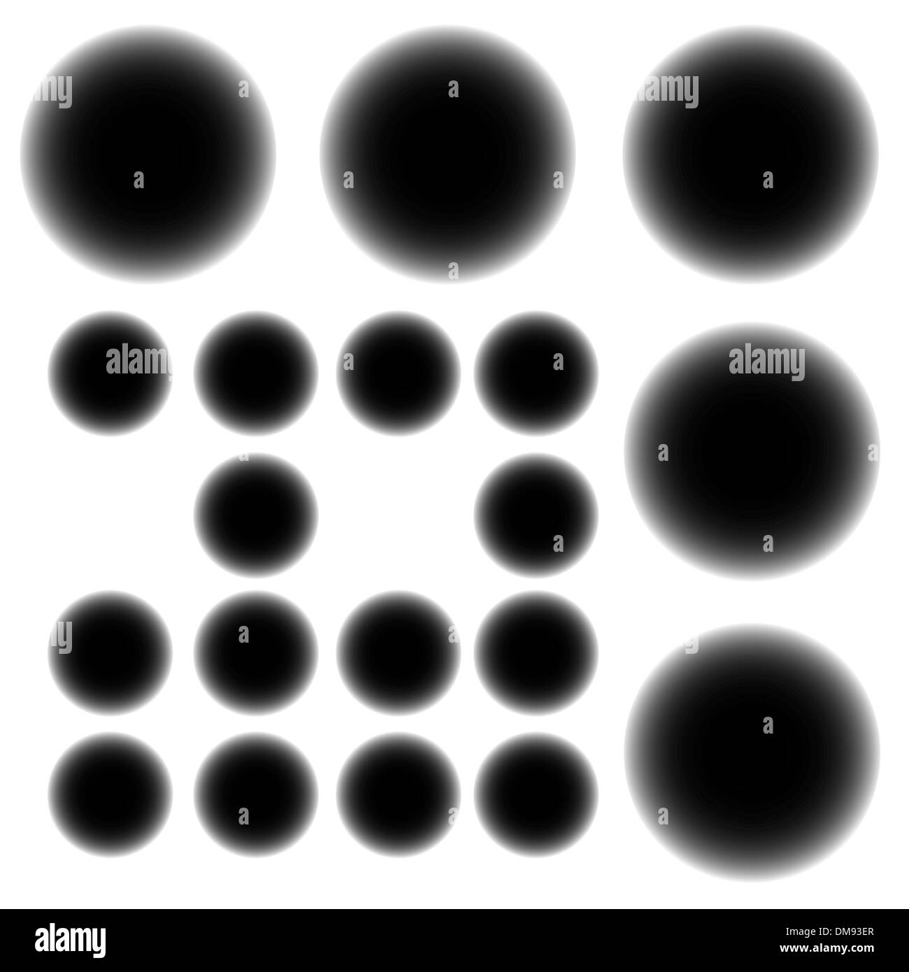 colored web buttons isolated on white background Stock Vector Image ...