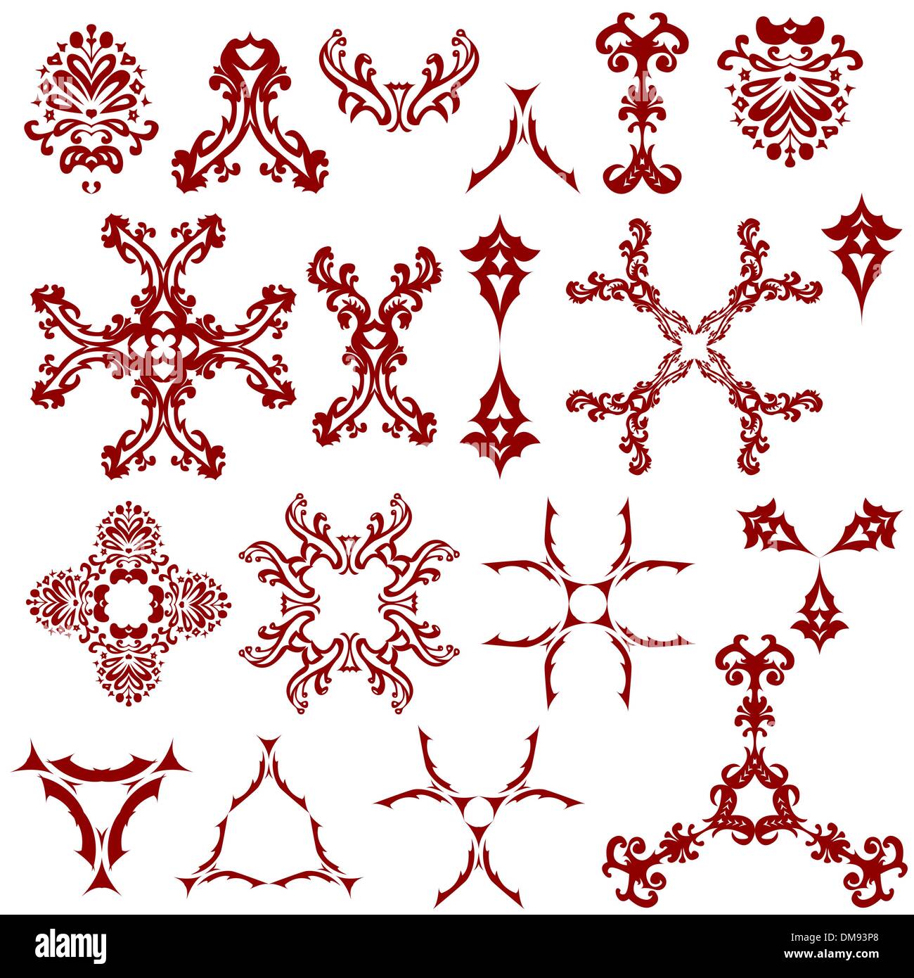 design retro elements Stock Vector Image & Art - Alamy