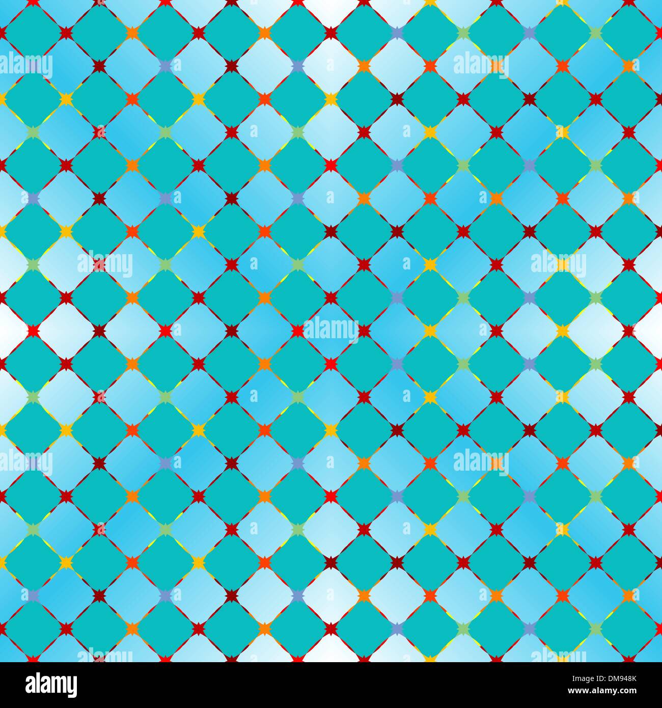 flowerish blue seamless texture Stock Vector
