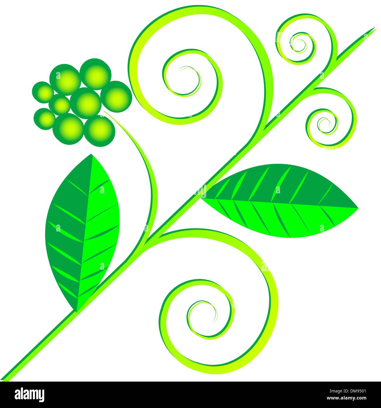 green plant logo Stock Vector Image & Art - Alamy