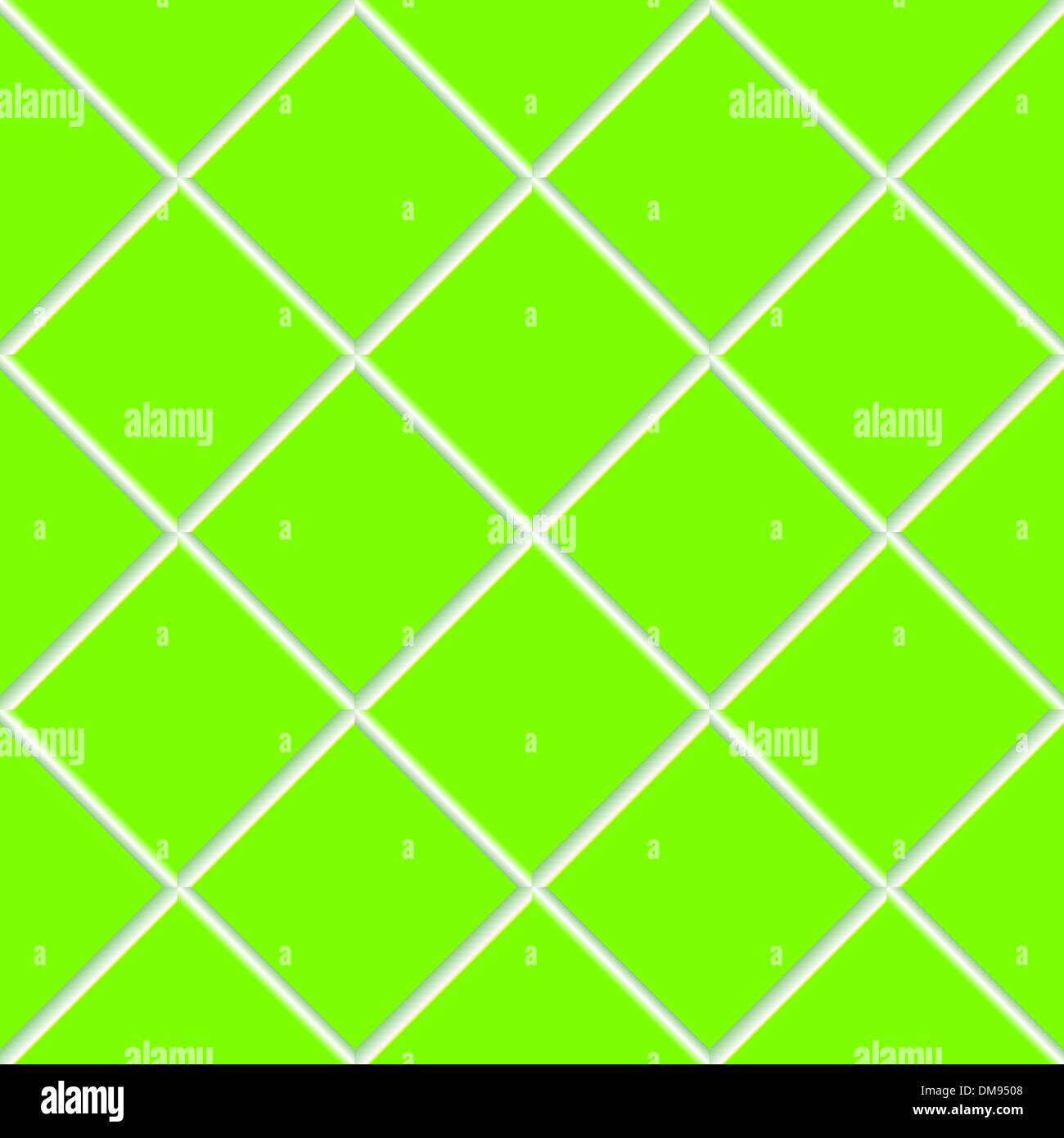 Green ceramic floor tile Stock Vector