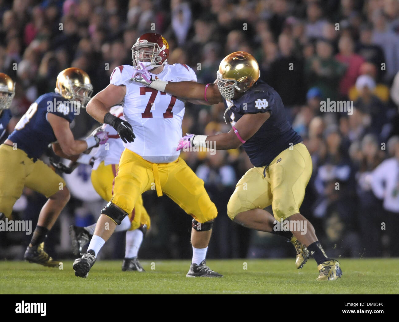 Stephon Tuitt Signed Notre Dame Jersey Inscribed Play Like A