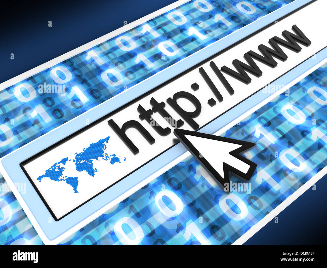 Abstract Address Line abstract address line. (done in 3d Stock Photo - Alamy