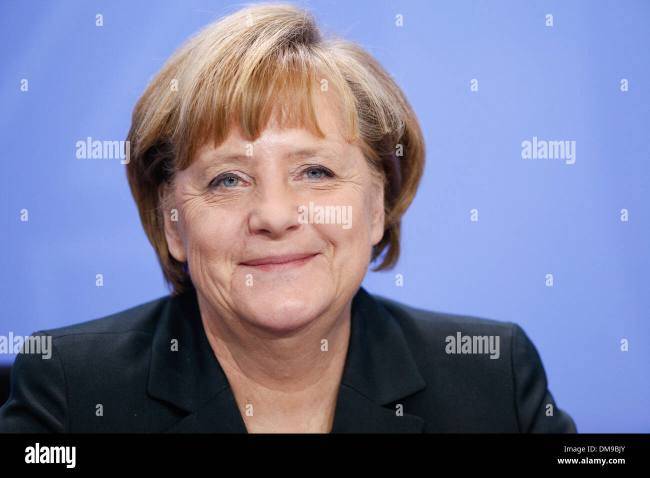 Berlin, Germany. 12th Dec, 2013. Joint press conference at the Chancellery with ANGELA Merkel, Prime Minister Kretschmann, Prime Minister Lieberknecht and Prime Minister Albig. / Picture: Angela Merkel, German Chancellor, in Berlin, on December 12, 2013.Photo: Reynaldo Paganelli/NurPhoto Credit:  Reynaldo Paganelli/NurPhoto/ZUMAPRESS.com/Alamy Live News Stock Photo