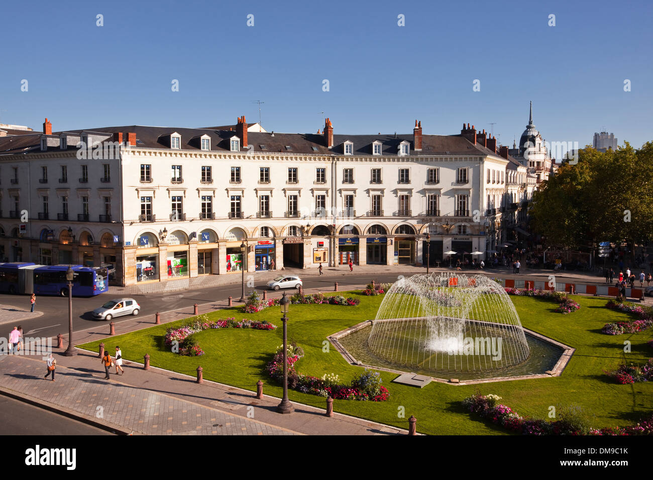 Place Jean Jaures in the city of Tours, France Stock Photo - Alamy
