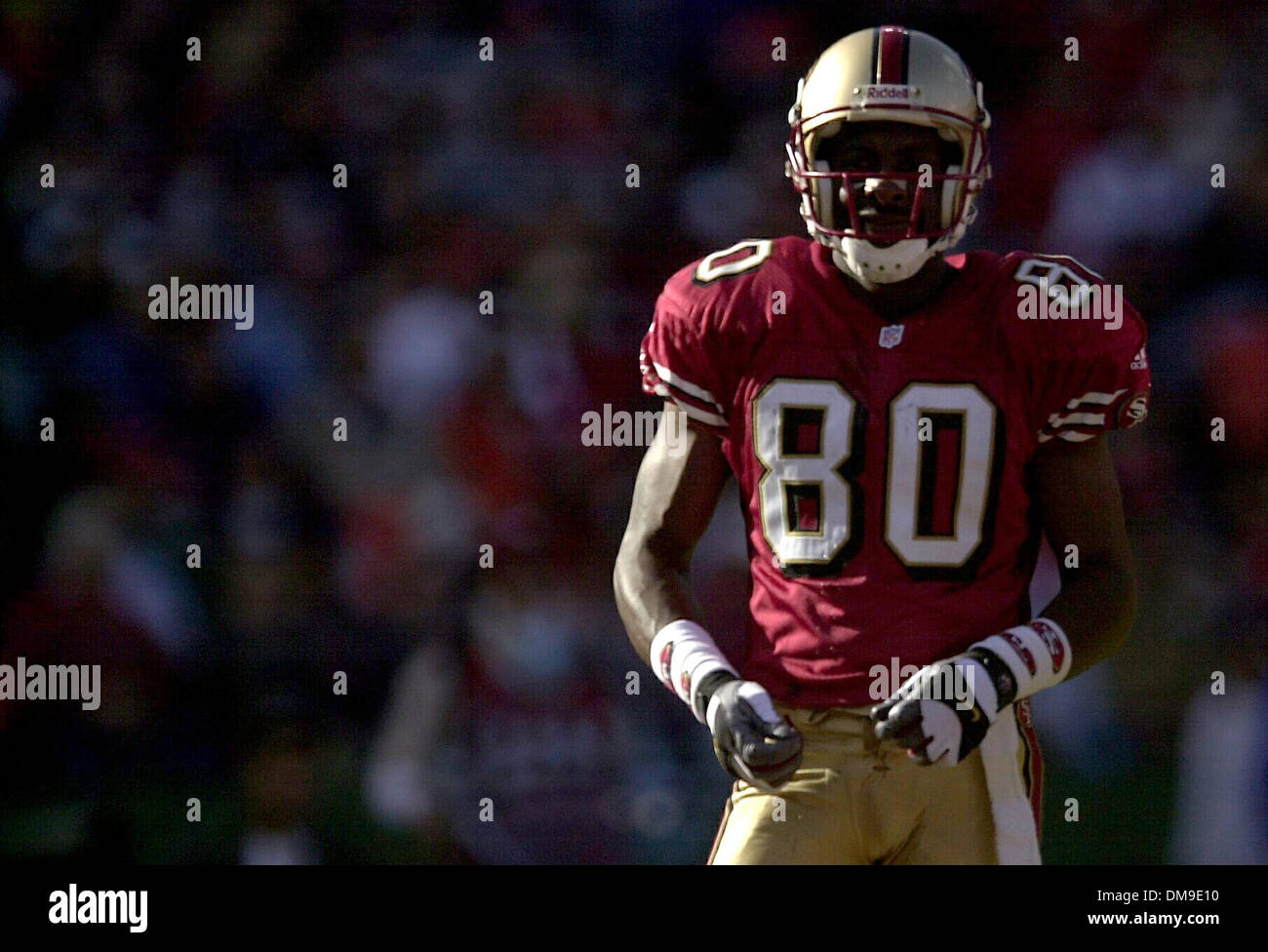 San Francisco 49ers wide reciever Jerry Rice in game against the St. Louis  Rams at 3Com Park, San Francisco, CA. Rams went on to win the game, 34-24.  10/29/00 (Sacramento Bee/Jose M.