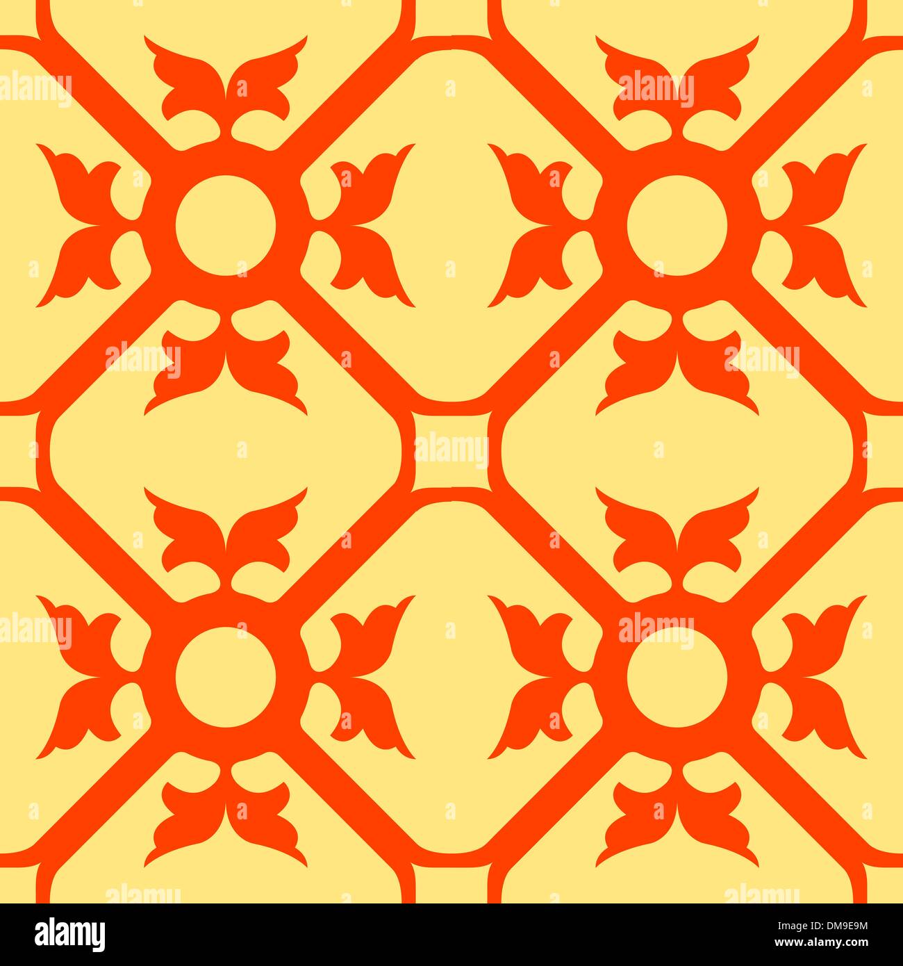 orange flowers seamless texture Stock Vector Image & Art - Alamy