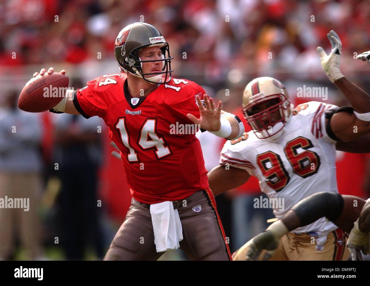  Sunday, January 12, 2003, Tampa Bay, FL Brad Johnson, quarterback