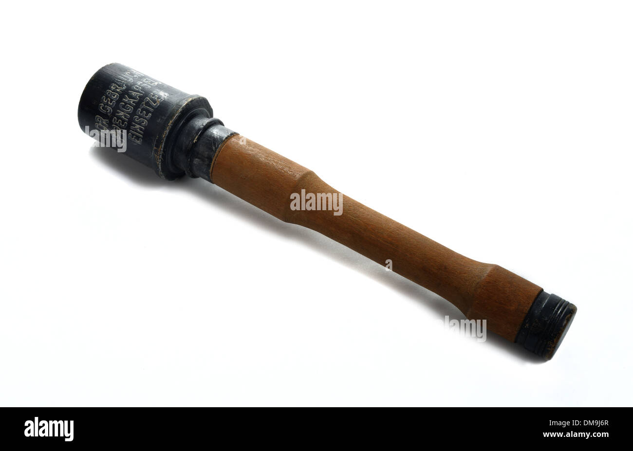 German grenade World War II with its wooden handle Stock Photo Alamy