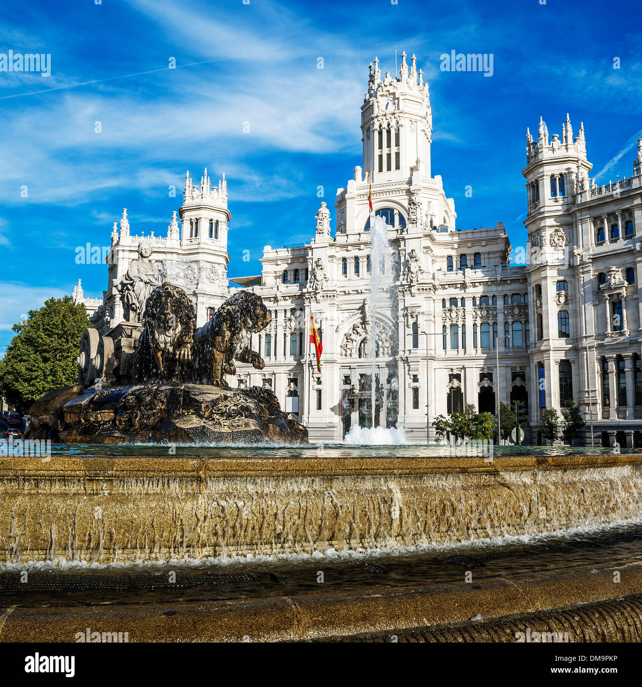 Cibeles museo and located downtown Madrid, Spain Stock Photo