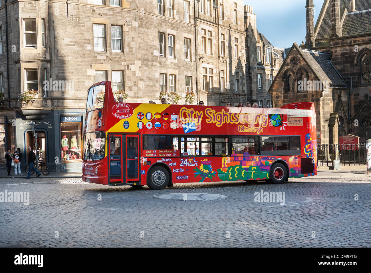 Bus Transport, Edinburgh, Scotland Stock Photo Alamy