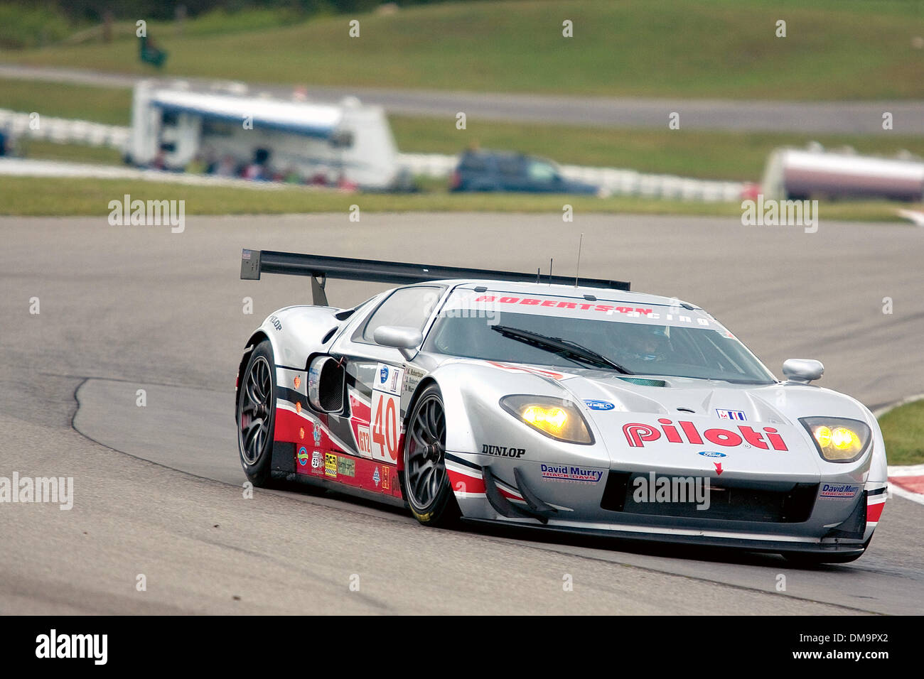 29 August 2009:  Robertson Racing Ford GT MK7 races around the track at Mosport Park, Bowmanville, Ontario. (Credit Image: © Southcreek Global/ZUMApress.com) Stock Photo
