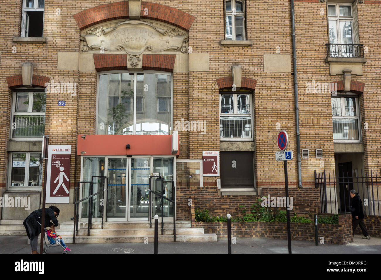 MAIN ENTRANCE TO THE HOSPITAL COCHIN,