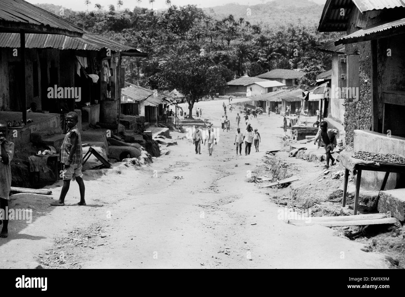 Mar 01, 1993 Kenema, Sierra Leone Street scene in the town of