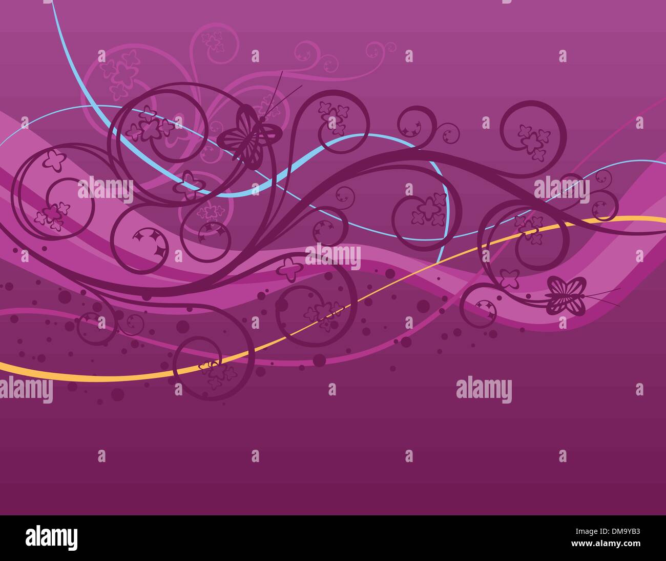Purple swirls hi-res stock photography and images - Alamy