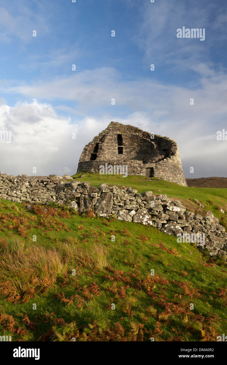 A view of Dun Carloway Broch on the Isle of lewis in the Outer Hebrides