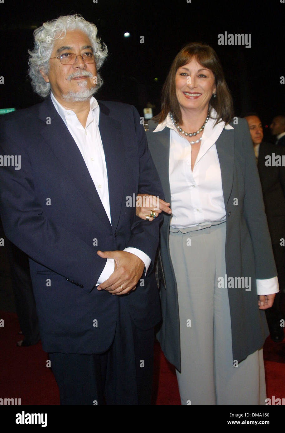 Sept. 20, 2002 - Beverly Hills, CALIFORNIA, USA - ANJELICA HUSTON AND