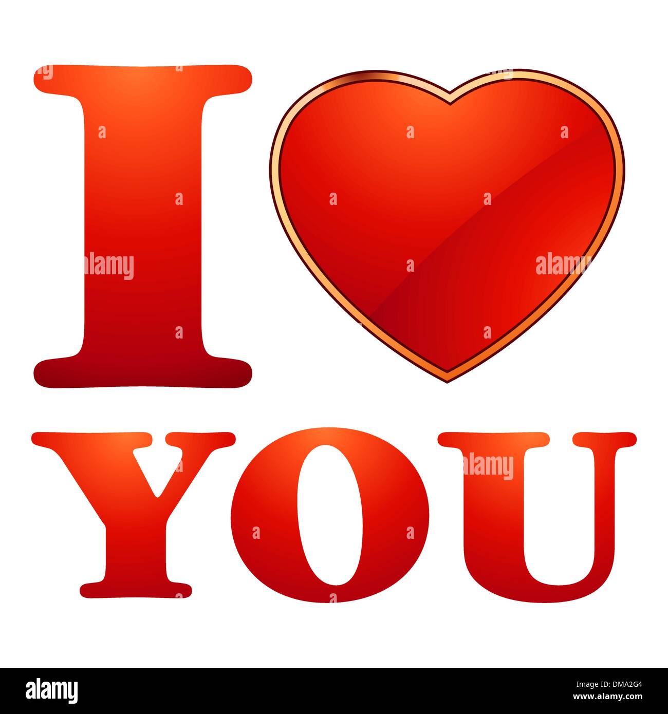 I Love You Valentine Card Template EPS 8 Stock Vector Image Art Alamy