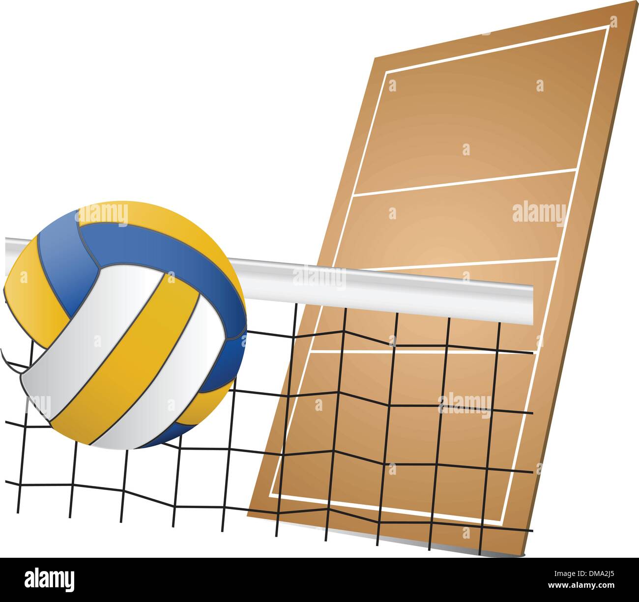 Volleyball design elements Stock Vector Image & Art - Alamy