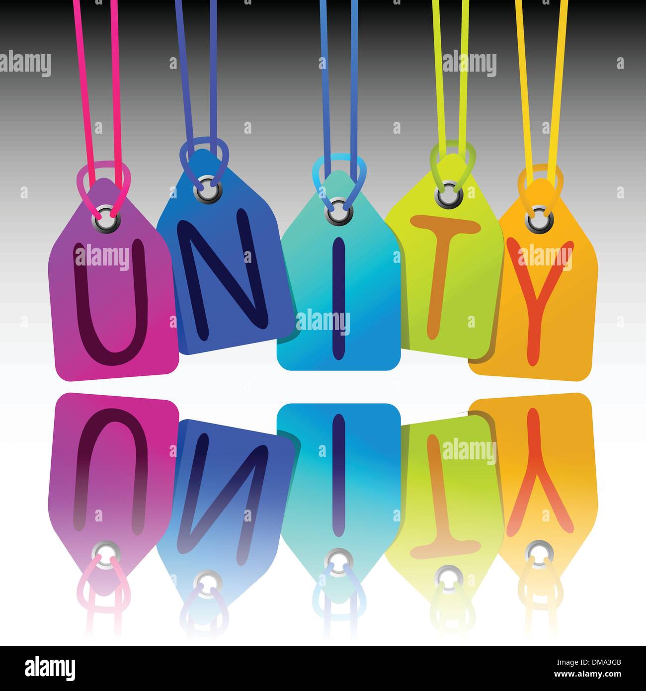 Unity tags Stock Vector Images Alamy