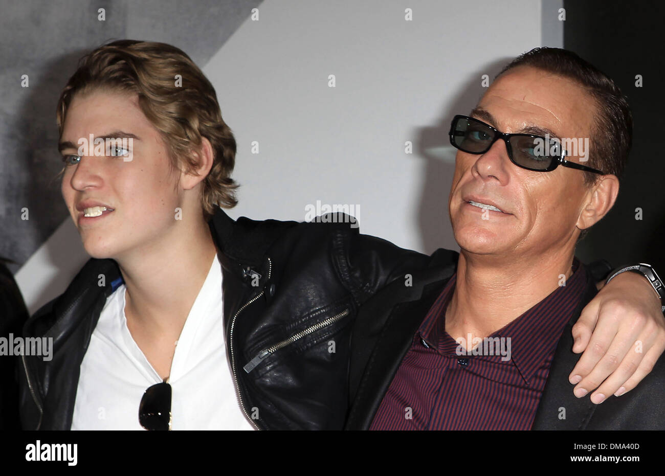 Jean Claude Van Damme And Son Nicholas Van Damme At Los Angeles Jean Claude Van Damme And Son Nicholas Van Damme At Los Angeles