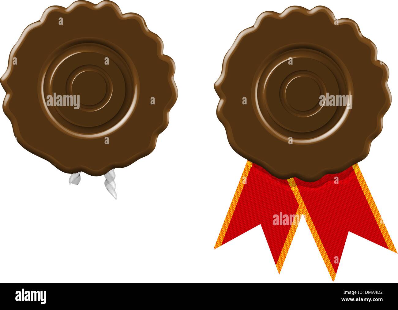 Blank sign round ribbon hi-res stock photography and images - Alamy
