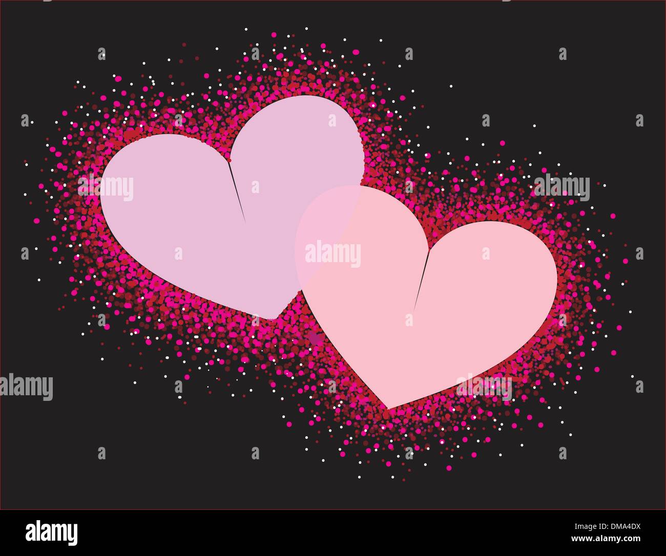 Abstract hearts. Vector illustration Stock Vector Image & Art - Alamy
