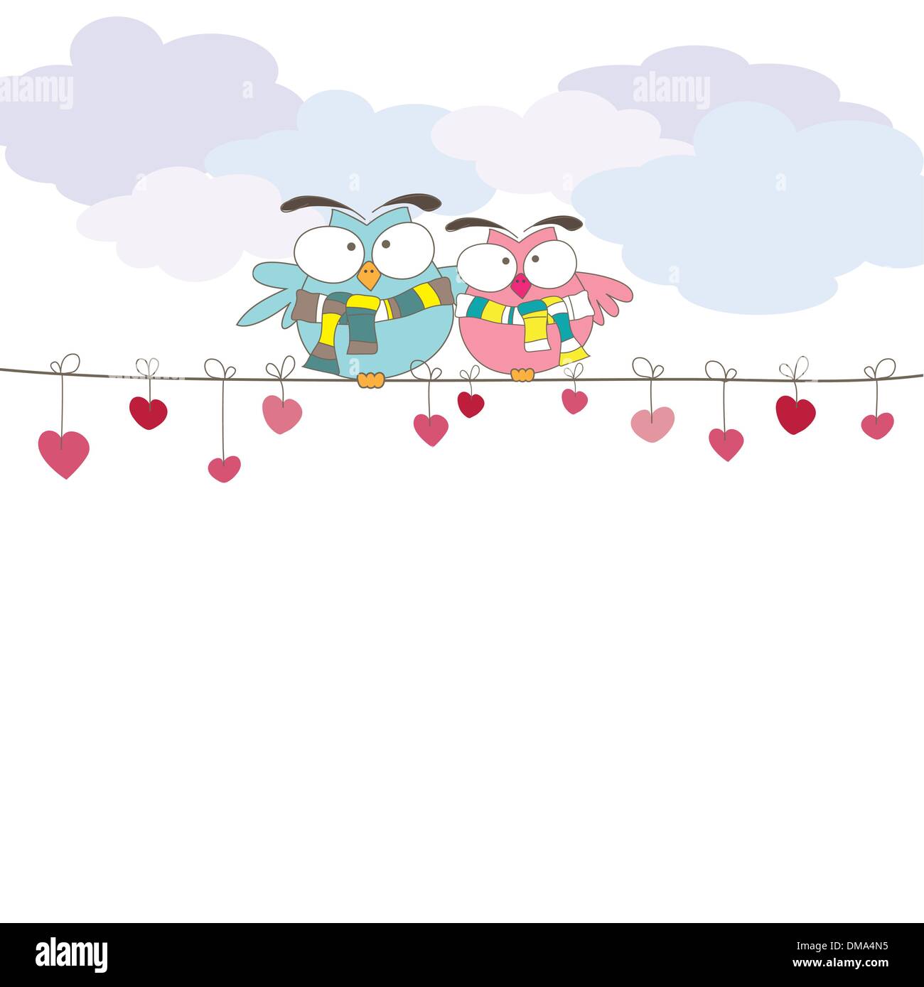 Background with birds. Vector illustration Stock Vector Image & Art - Alamy