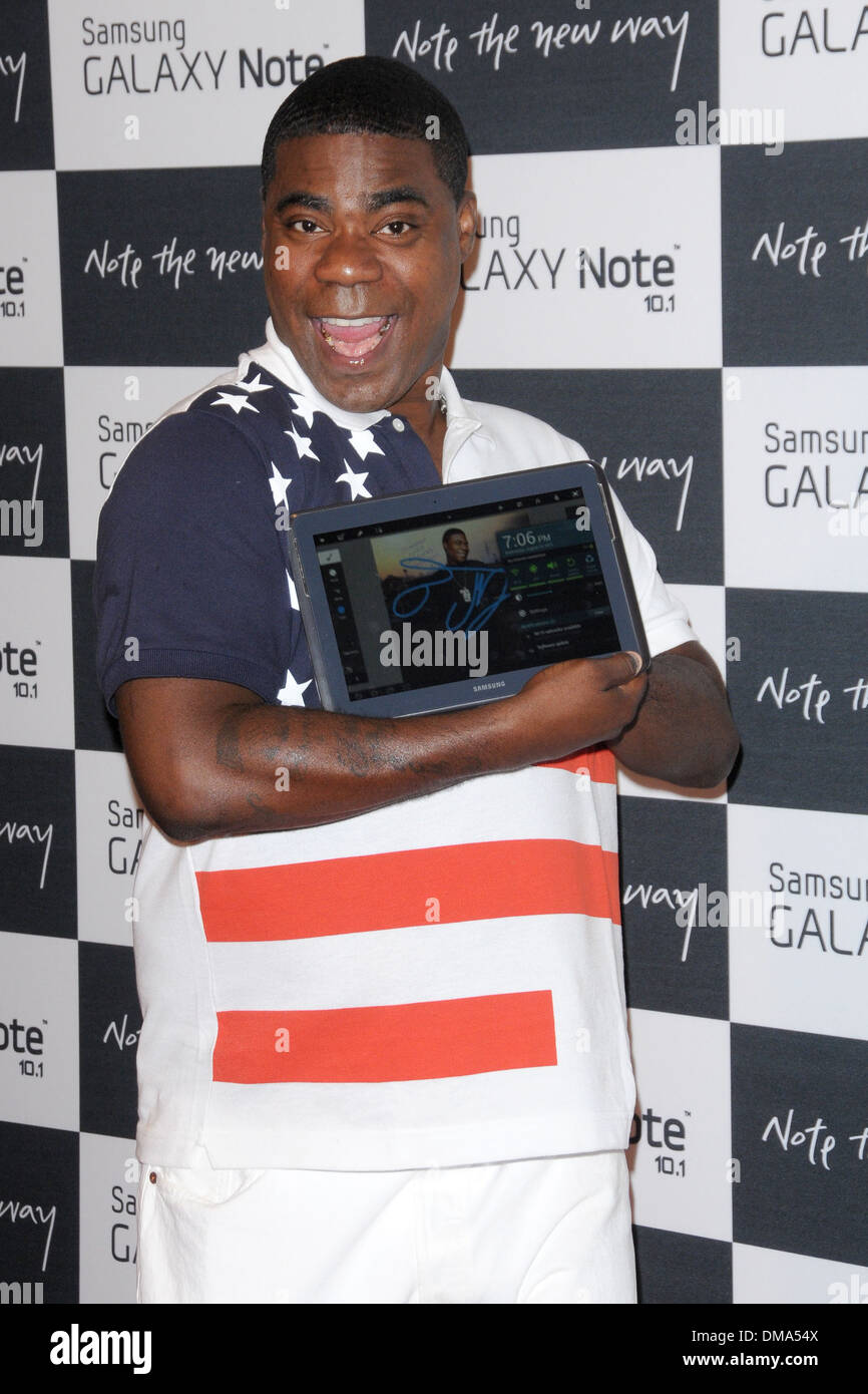 Tracy Morgan launch of Samsung Galaxy Note 10.2 - Arrivals New York City USA - 15.08.12 Stock Photo